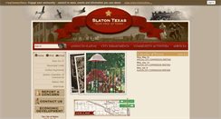 Desktop Screenshot of cityofslaton.com