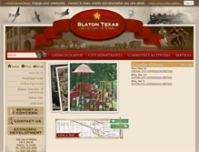 Tablet Screenshot of cityofslaton.com